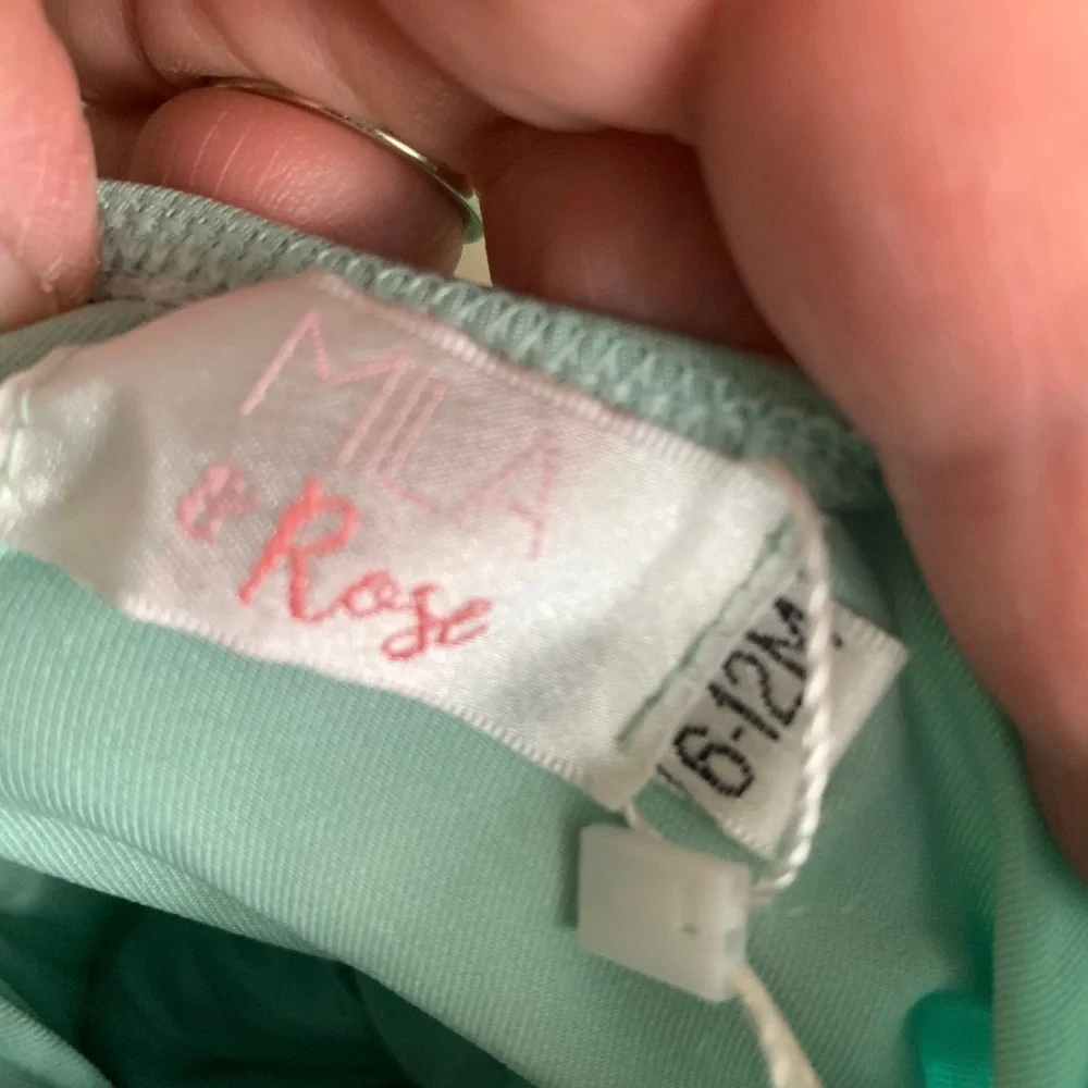 Mila & Rose Ballerina Aqua Tulle Tank Ballet‎ Tutu Dress Size 6-12M